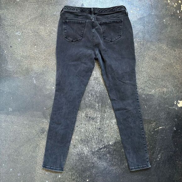 Mossimo Denim Black Women’s Curvy Skinny Jeans Power Stretch Size 10/30R Stretch - Picture 1 of 13